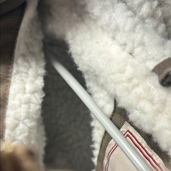 BRAND NEW Men's Brown Sherpa-Lined Jacket - Picture 4 of 8